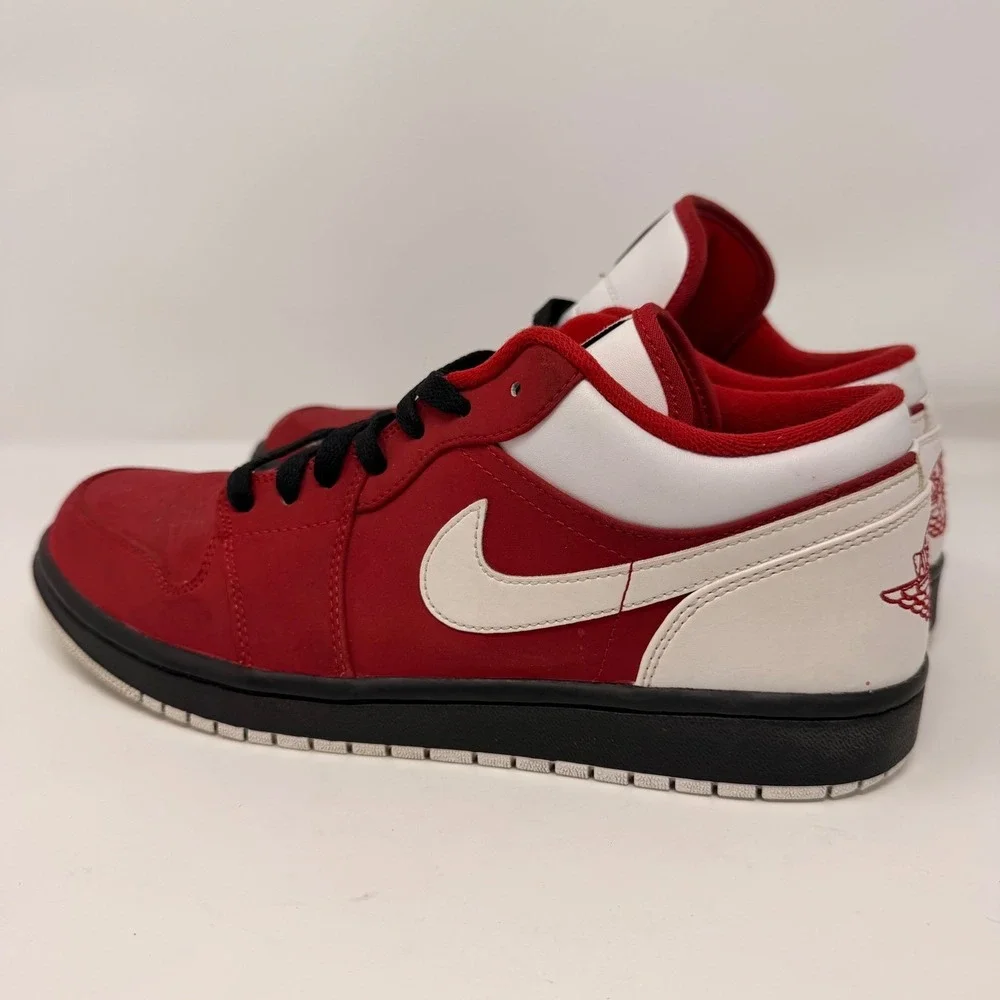 Air Jordan‎ 1 Low Gym Red White Black 553558-601 Mens 10.5 OG 2012 Retro